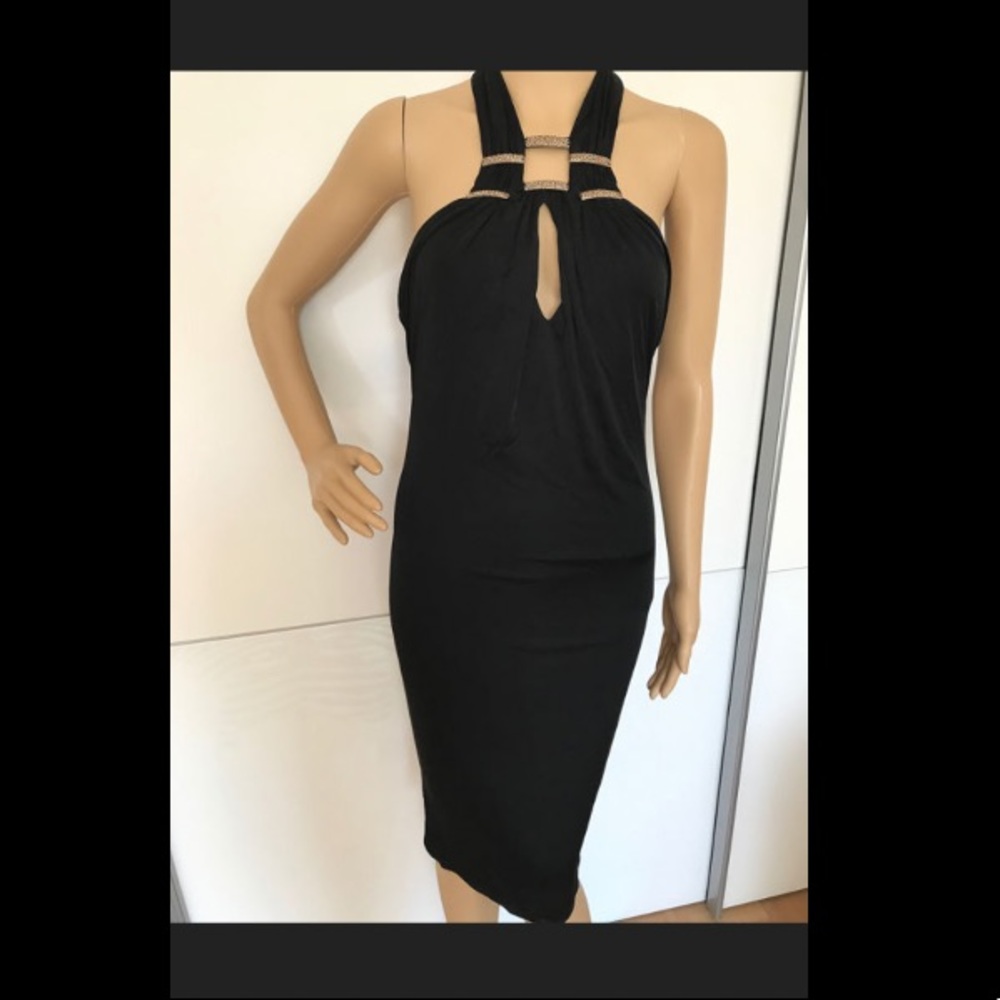 Authentic Roberto Cavalli black bodycon dress